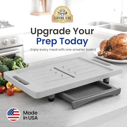 Large Cutting Board (Gray / 20.3"L x 13"W)