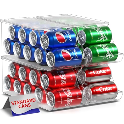 Skinny Soda Can Organizer for Refrigerator