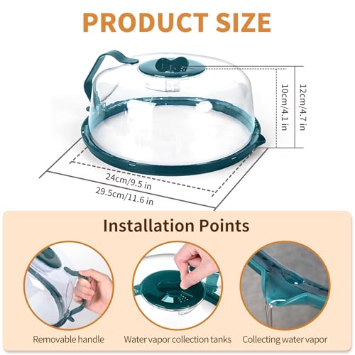 Microwave Cover with Water Steamer