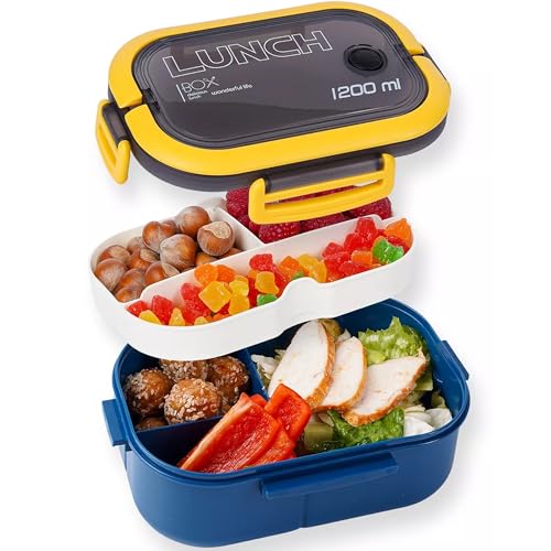 Double Layer Bento Box with Cutlery