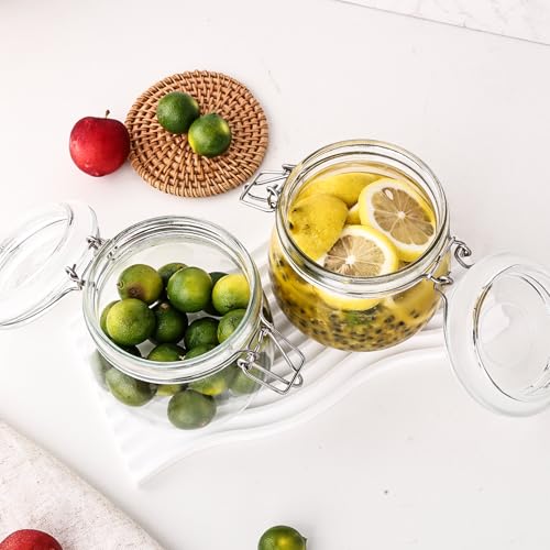 Glass Food Storage Jars Set