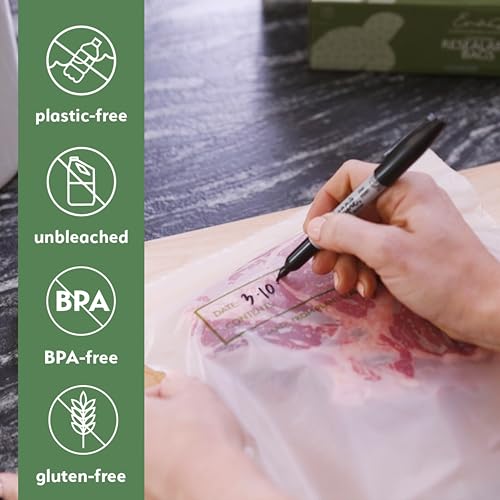 100% Compostable Food Storage Bags [Snack 300 Pack] Eco