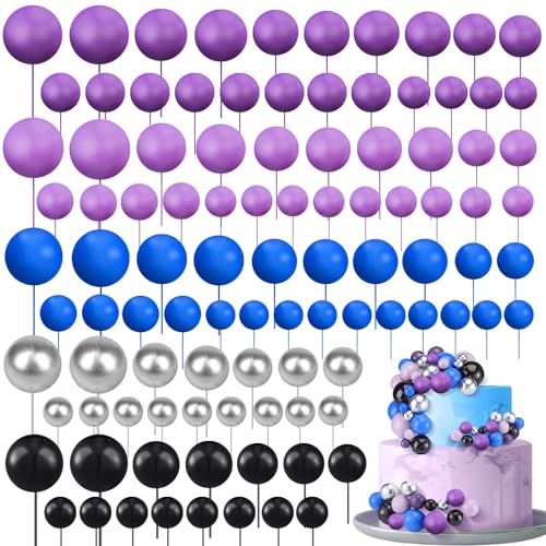 108 Pcs Ball Cake Toppers