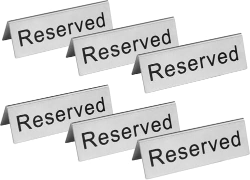 Stainless Steel Table Tent Sign