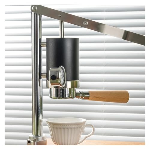 Manual Espresso Machine Retro Design High (Light Grey)