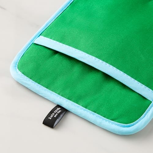 Spade Flower Soft Silicone Pot Holder 2 (Green/Blue)