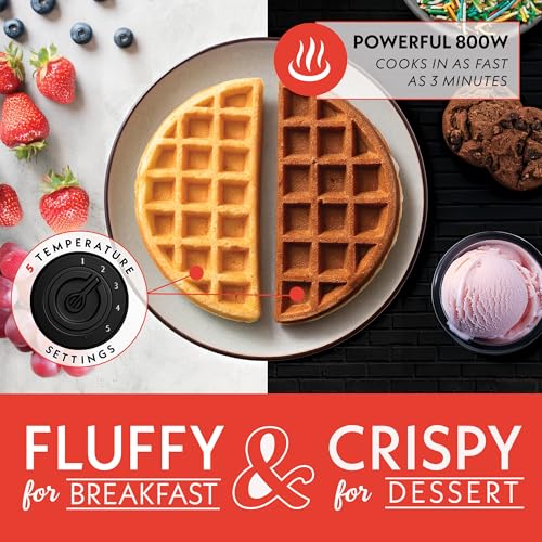 GWM468 Dual Pour Waffle Maker with Easy Pour Spout + Horizontal Pour
