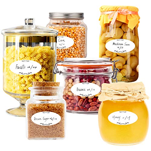 500 Removable Freezer Pantry Canning Labels