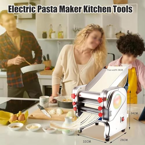 Automatic Pasta Maker Machine (RollerWidth24cm / KnifeWidth2/6mm)