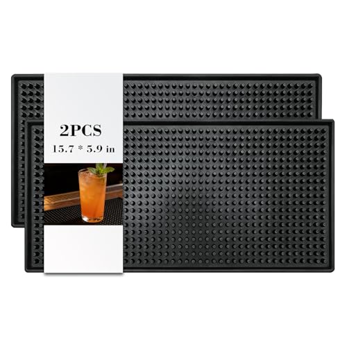 Bar Mat Bar Drink Mat for Countertop and Table Top 4PCS16 x 6" (16" x 6")