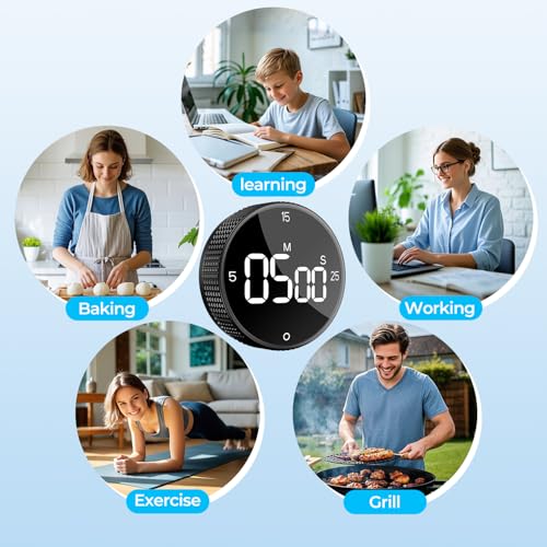 Digital Kitchen Timer (Gunmetal)