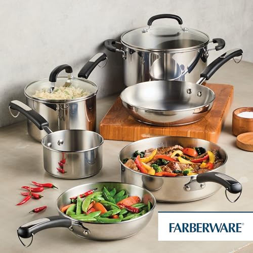 Stainless Steel Cookware Pots and Pans Set