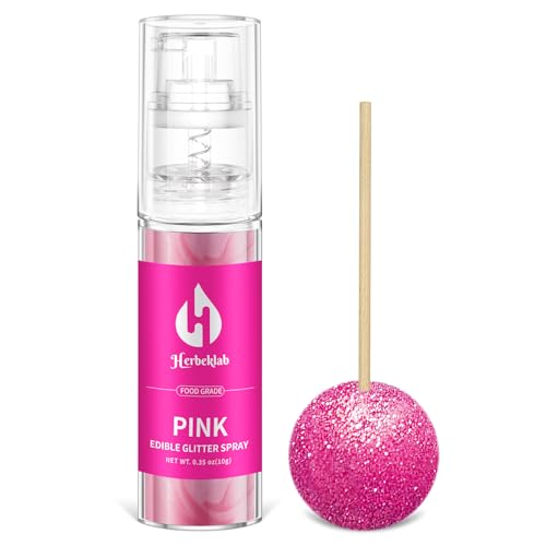 Edible Glitter Spray 10g Food Grade Cake Glitter Edible Spray for Chocolate Strawberry Cake Pops