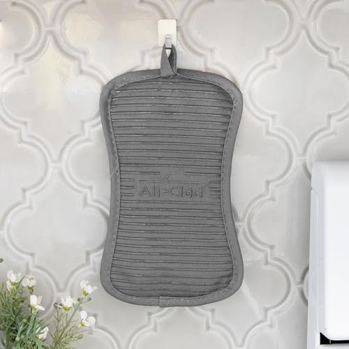 Premium Pot Holder & Heating Pad (Pewter / 2 Pack)
