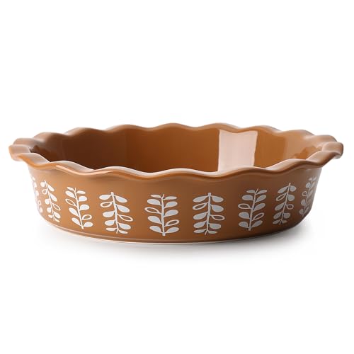 Porcelain Deep Fluted Pie Dish