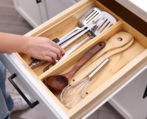 Bamboo Drawer Organizer