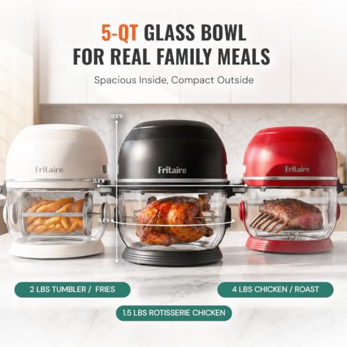 Non Toxic Air Fryer™ Glass 5 Quart w