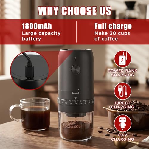 Electric Coffee Grinder (40 level)