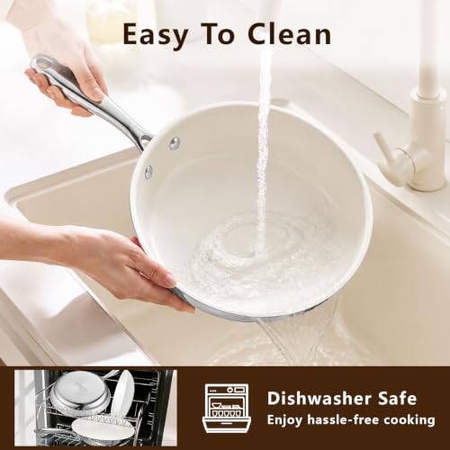 Ceramic Nonstick Frying Pan Set 8" & 9.5" (8" & 9.5")