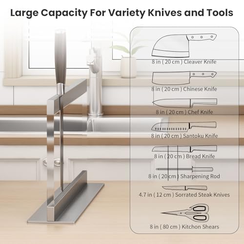 Magnetic Knife Block Double Sided Magnetic Knife Holder