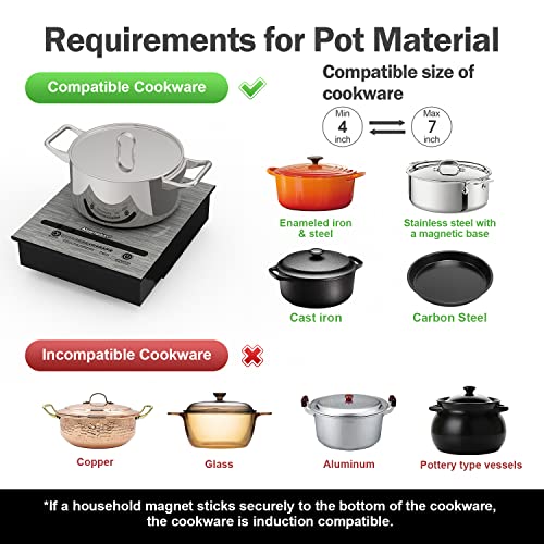 Portable Mini Induction Cooktop 700W