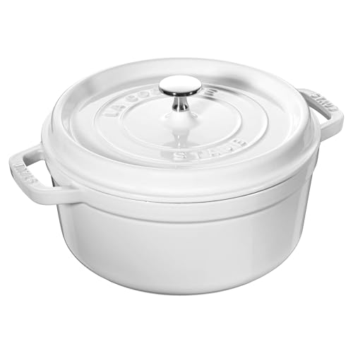 Cast Iron Dutch Oven 4 (4-qt Round / White)