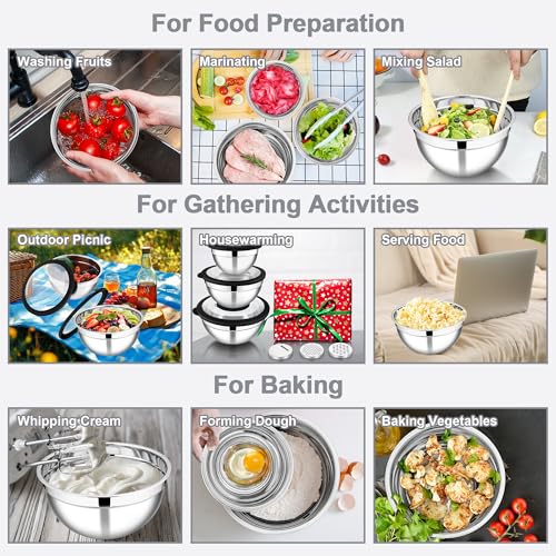 Mixing Bowls with Lids
