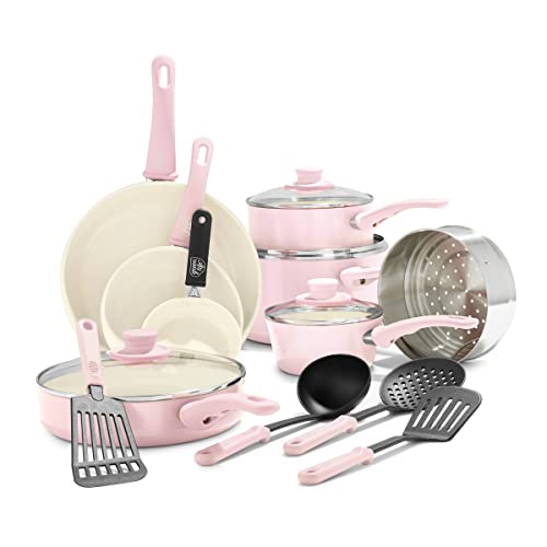 Soft Grip 16 Piece Cookware Set
