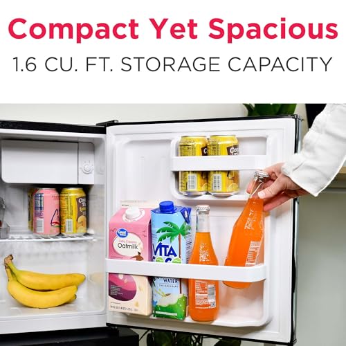 EFR176 1.6 cu. ft. Retro Bar Fridge with Side Bottle Opener