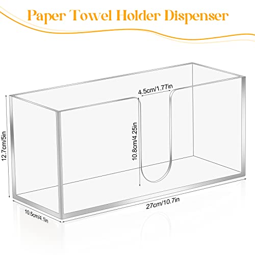 Acrylic Countertop Paper Towel Dispenser 124