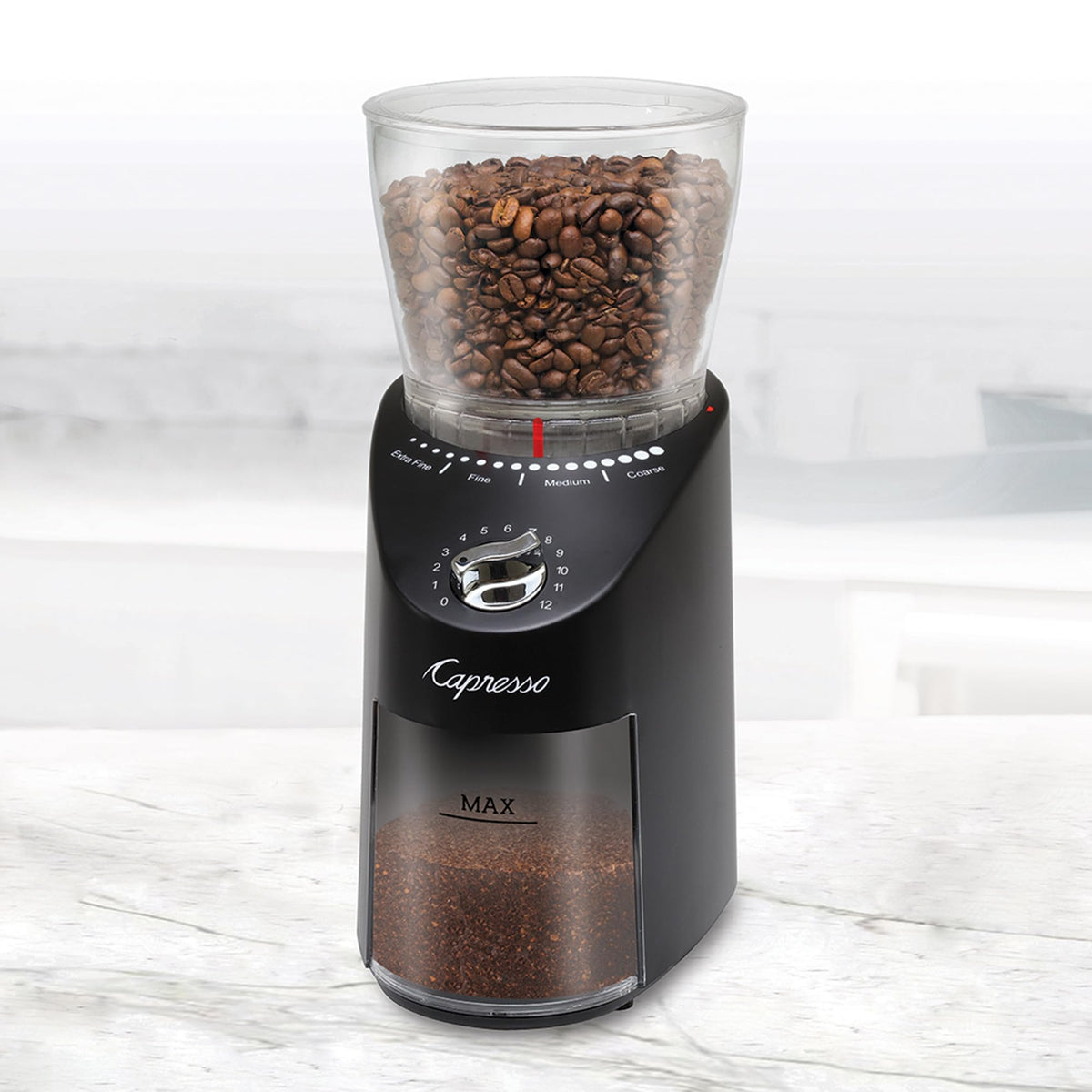 Infinity Plus Conical Burr Grinder (Black / 11 oz (Pack of 1))