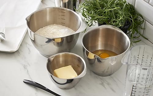 Margrethe 18 8 Stainless Steel Mixing Bowl (Stainless Steel / 3L)