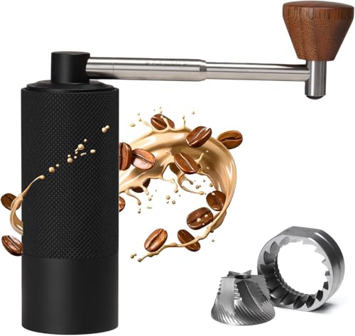 Manual Coffee Grinder Capacity 25g with CNC Stainless Steel Conical Burr
