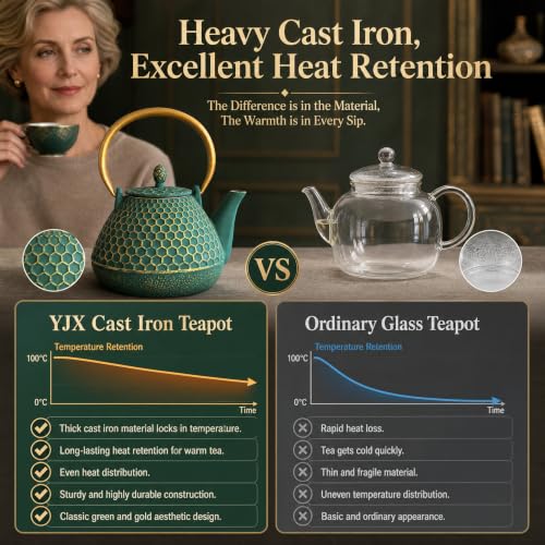 Cast Iron Tea Kettle