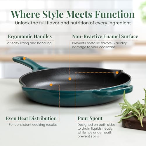Enameled Cast Iron Classic Skillet
