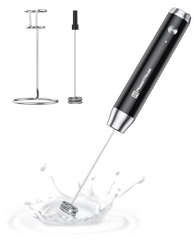 Rechargeable Milk Frother with Stand