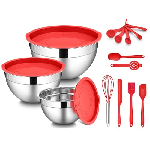 Mixing Bowls Set with Airtight Lids