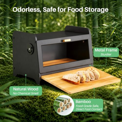 Airtight Bread Box for Kitchen Countertop