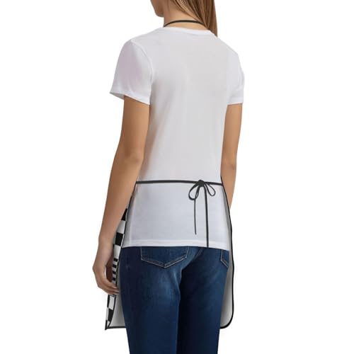 Women Men Bib Aprons Chef Cooking Aprons with Pockets for Kitchen Cooking BBQ Baking Grilling