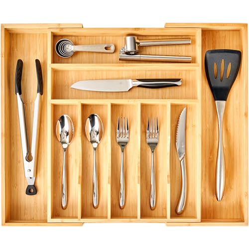 Extra Large Expandable Kitchen Drawer Organizer