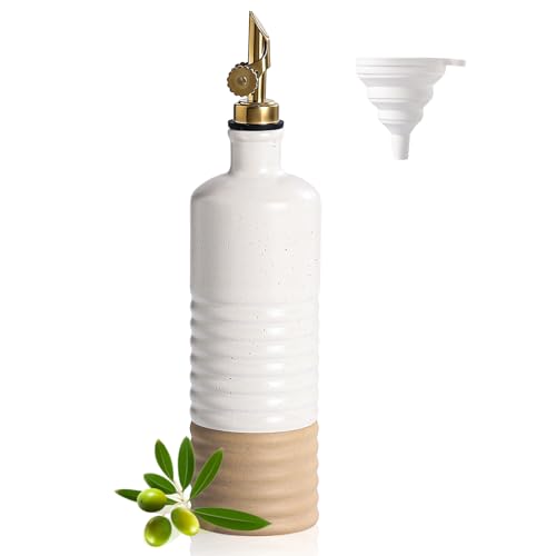 Olive Oil Dispenser Bottle with Funnel