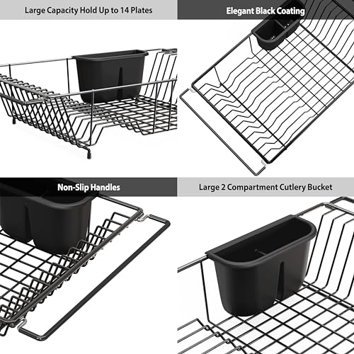 Over Sink Counter Top Dish Drainer Drying Rack