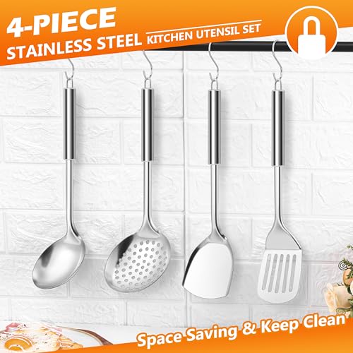 Stainless Steel Cooking Utensils Set of 4