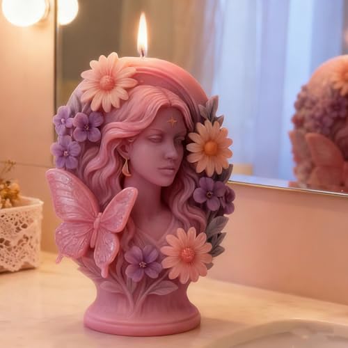 Peony Mold Peony Candle Mold Rose Mold Peony Soap Mold 3D Flower Mold Flower Candle Mold Silicone Mold for Resin Cake Mold Clay Soap Making Molds Candle Making Molds Craft Supplies