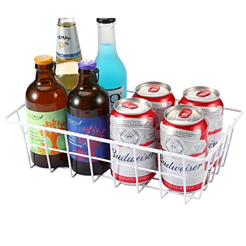 Freezer Organizer Bins Metal Wire Storage Baskets for Upright Refrigerator Chest Freezer