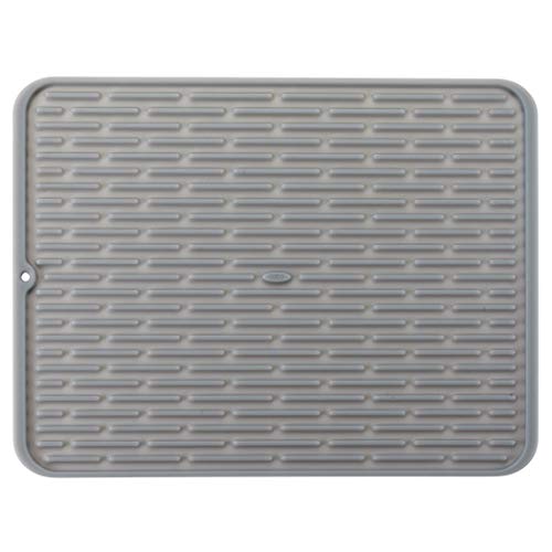 Good Grips 13265200MLNYK Silicone Draining Mat Grey (12" x 12")