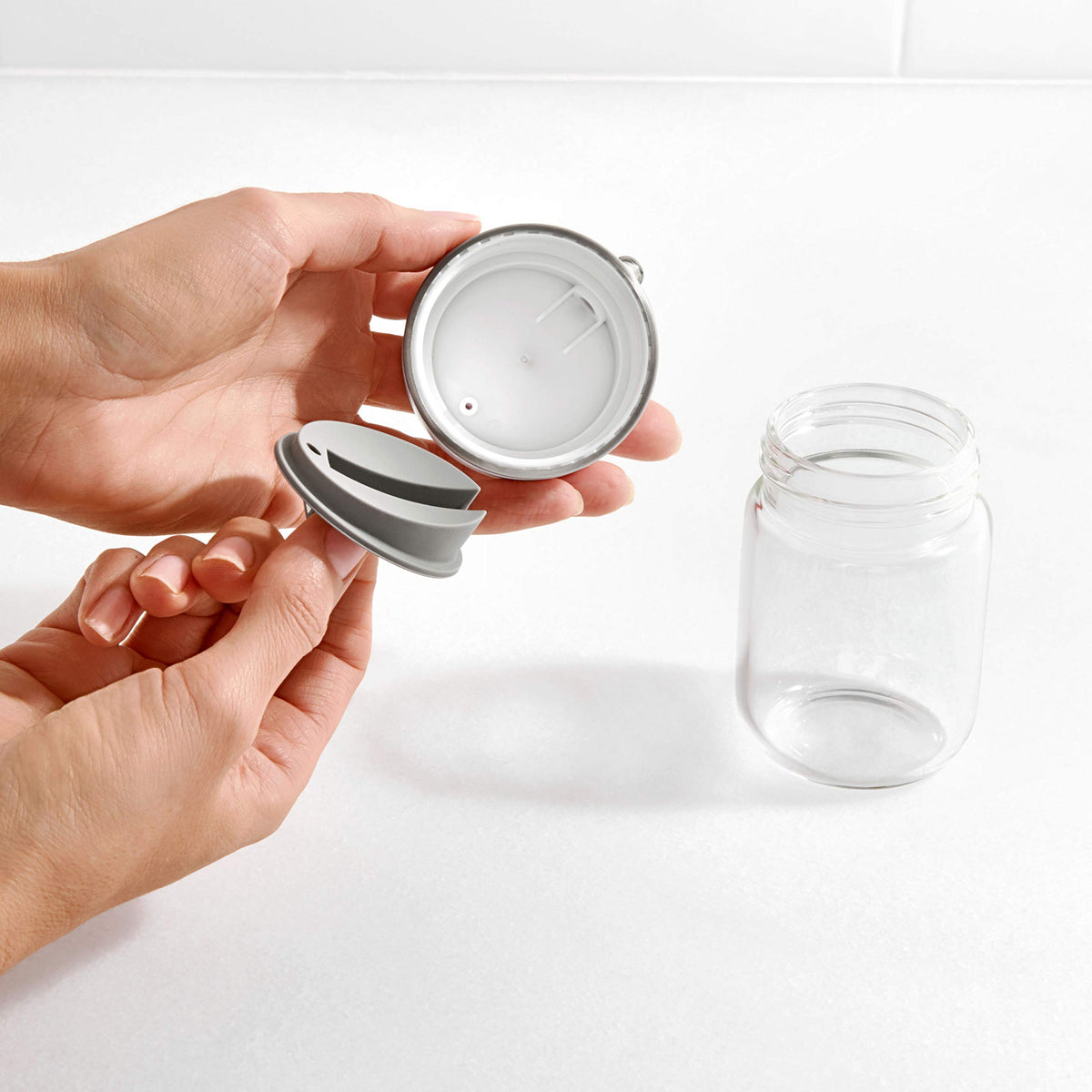 Good Grips Precision Pour Glass Dispenser for Soy Sauce (5.1 Ounces / Dispenser)