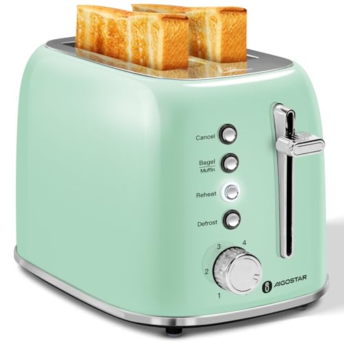 2 Slice Retro Toaster Stainless Steel
