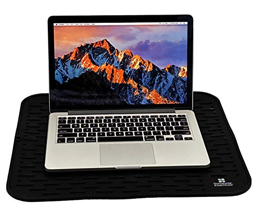 Silicone Dish Drying Mat 17 x 15 (15" x 17" / Black)