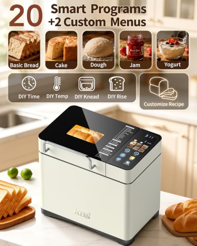 2.2LB Smart Bread Maker (Cream White)